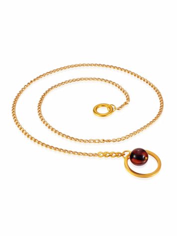 Amber sphere chain necklace — a versatile multi-way accessory, image , picture 3