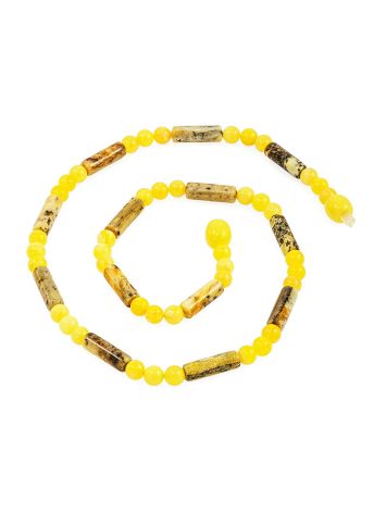 Bright Amber Beaded Necklace, image , picture 3