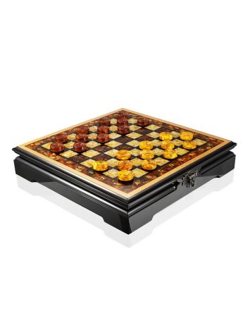 Luxury Natural Amber and Wooden Chess Set, image , picture 6