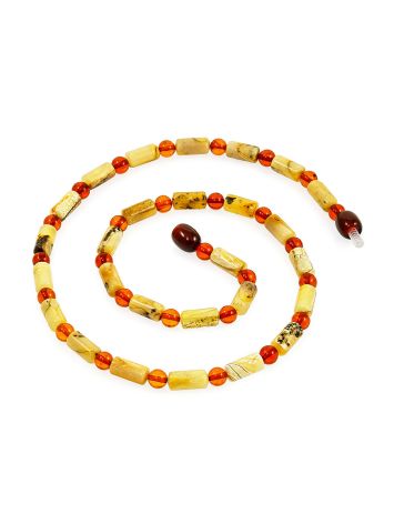 Mix Color Amber Beaded Necklace, image , picture 3