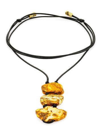 Uniquely shaped Amber Necklace, image , picture 3