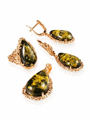 Bold Green Amber Pendant, image , picture 5