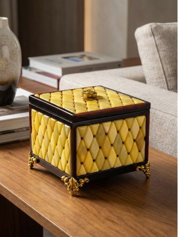 The 'Artemis' luxurious amber jewelry box, image , picture 3