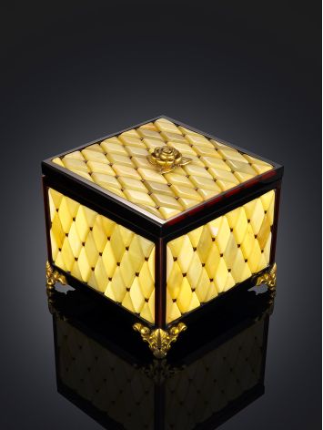 The 'Artemis' luxurious amber jewelry box, image , picture 2