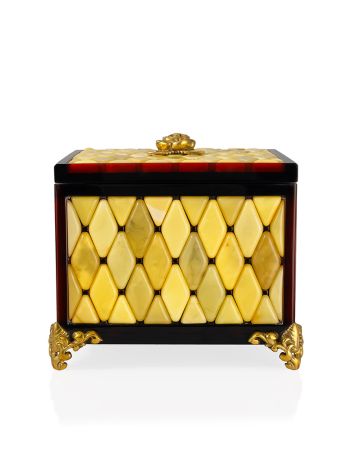The 'Artemis' luxurious amber jewelry box, image , picture 5