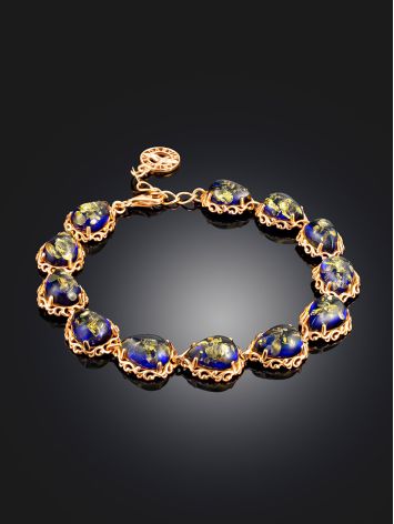 Blue Amber Bracelet, image , picture 2