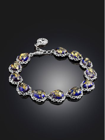 Blue Amber Bracelet, image , picture 2
