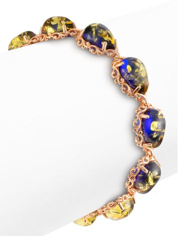 Blue Amber Bracelet, image , picture 3