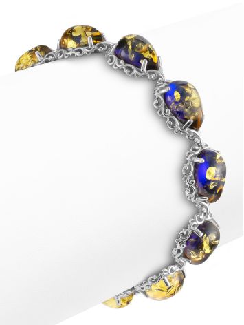 Blue Amber Bracelet, image , picture 3