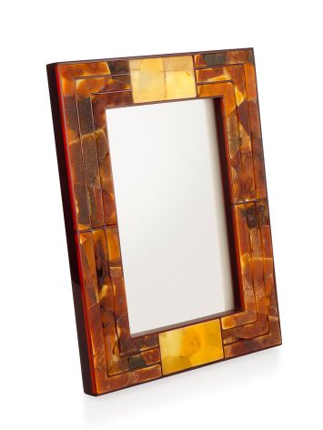 Natural amber photo frame — an elegant interior accent, image 