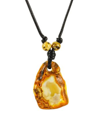Textured Amber Necklace, image 