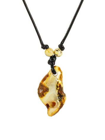 Boho Style Amber Necklace, image 