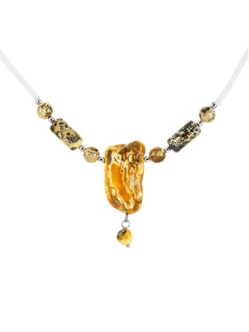Ethnic Style Amber Necklace, image 