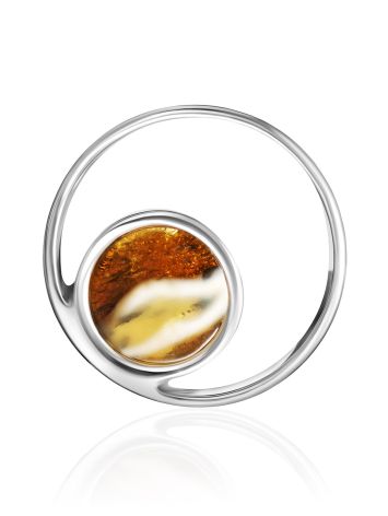 Stylish Palazzo pendant featuring natural amber, image 