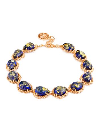 Blue Amber Bracelet, image 