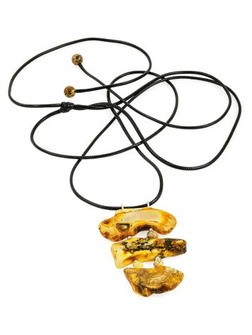 Raw Amber Necklace, image , picture 3