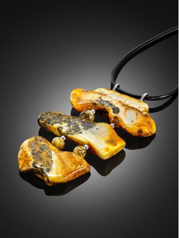 Raw Amber Necklace, image , picture 2