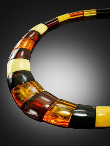 Natural Amber Necklace "Egypt", Length: 43, image , picture 2