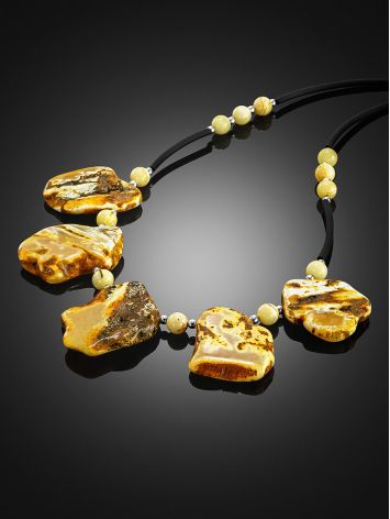 Bold Amber Necklace, image , picture 2