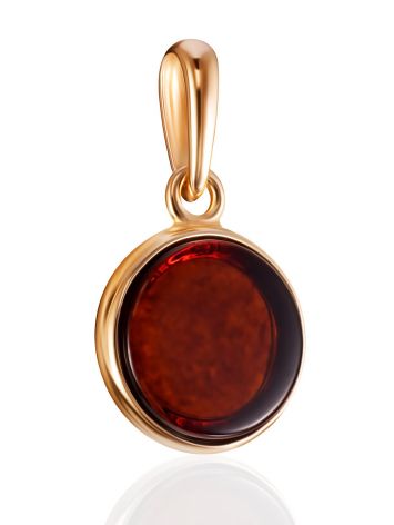 Elegant pendant made of natural cherry amber “Furor”, Length: 2, image , picture 3