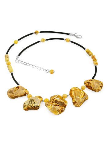 Textured Amber Necklace, image , picture 3