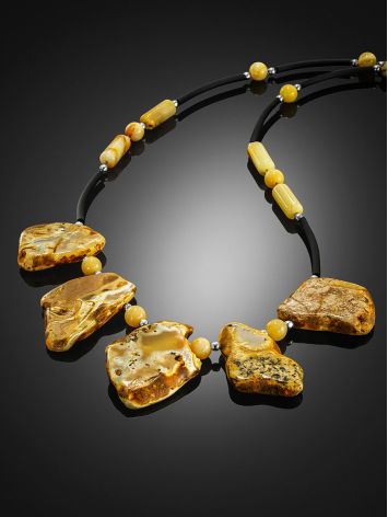 Textured Amber Necklace, image , picture 2
