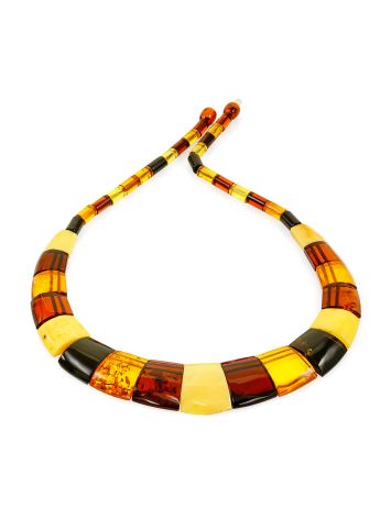 Natural Amber Flat Necklace "Egypt", Length: 41, image , picture 3