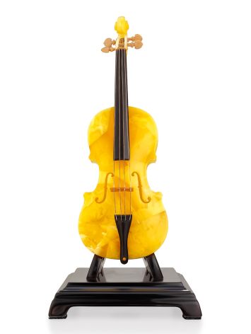 Handcrafted Amber Cello Figurine, image , picture 4