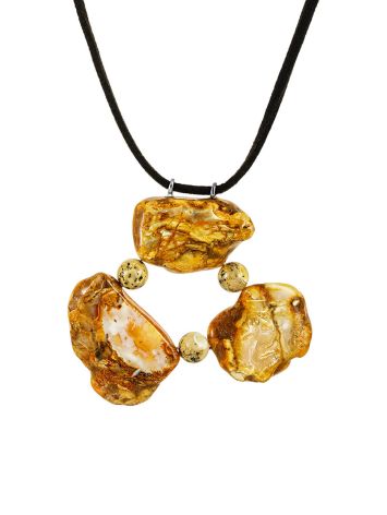 Artisan Amber Necklace, image 