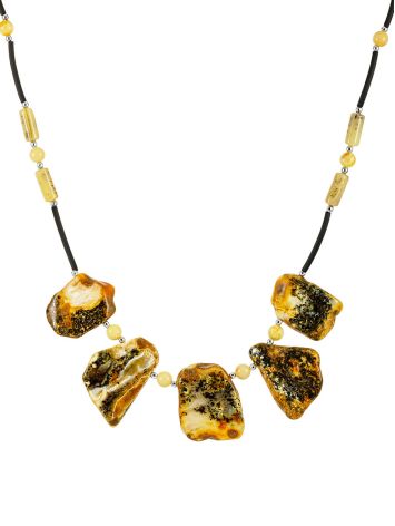 Handcrafted Amber Necklace, image 