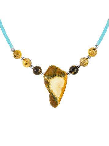Exotic Style Amber Necklace, image 
