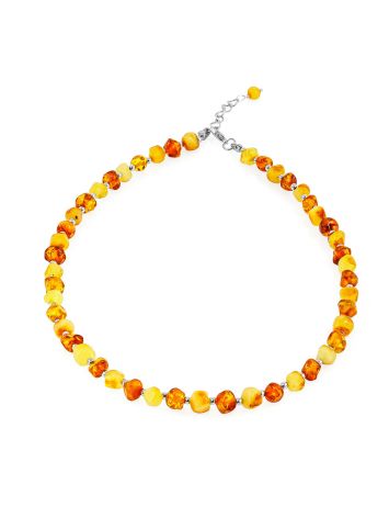 Bright natural amber choker featuring warm sunny shades, image , picture 3