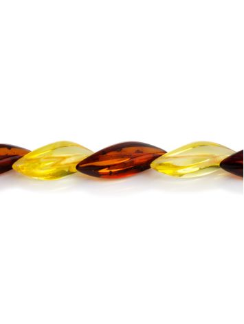 Radiant natural amber beads featuring two beautiful shades, image , picture 3