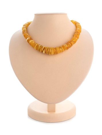 Motley Amber Beaded Necklace, image 