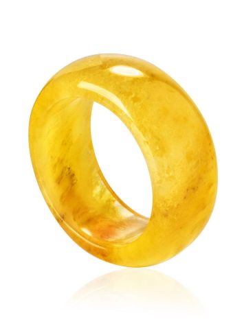 Honey Amber Band Ring The Magma, Ring Size: 9 / 19, image 