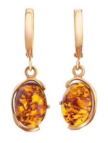 Amber Earrings In Gold-Plated Silver The Vivaldi, image 
