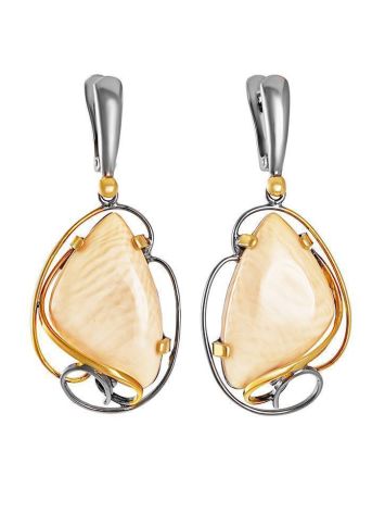 Bold Mammoth Tusk Earrings In Gold-Plated Silver The Era, image 
