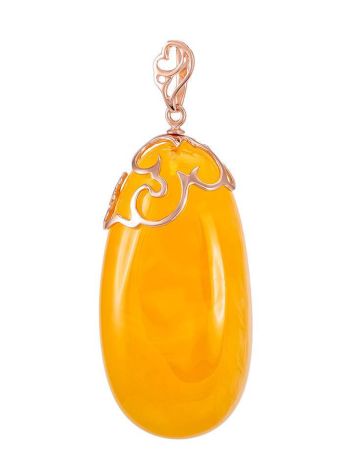 Amber Pendant In Gold The Cascade, image 