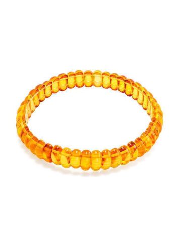 Lemon Amber Designer Stretch Bracelet, image 