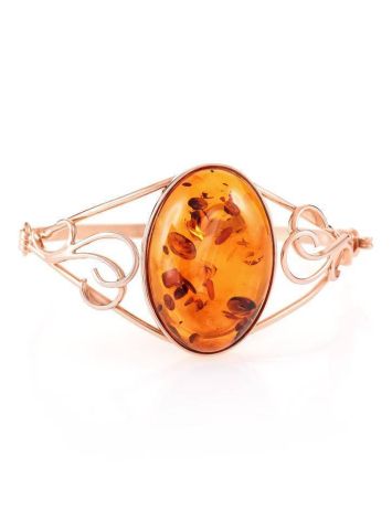 Handmade Amber Bracelet In Gold Plated Silver The Rialto, image 