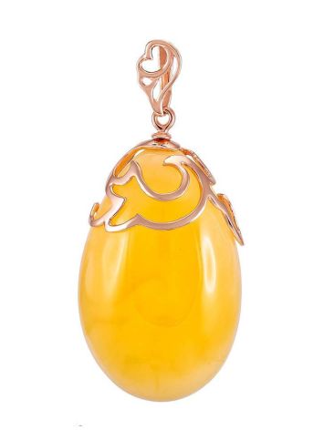 Amber Pendant In Gold The Cascade, image 