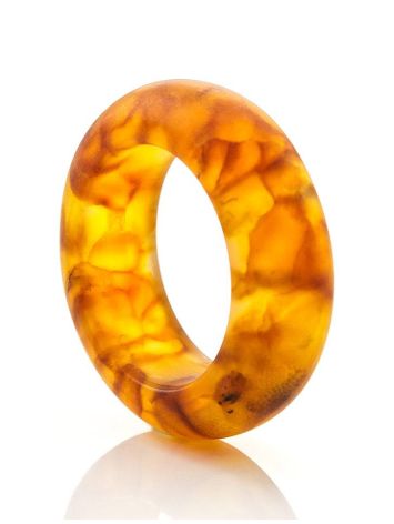Mat Amber Band Ring The Magma, image 
