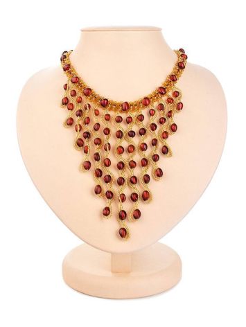 Amber Necklace With Beads The Fable, image 