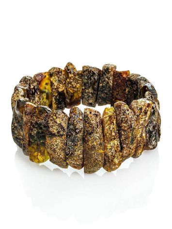 Raw Amber Bracelet The Volcano, image 