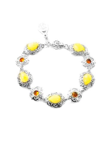 Amber Bracelet In Sterling Silver The Luxor, image 