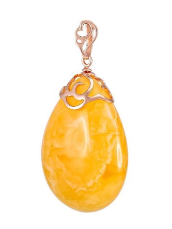 Amber Pendant In Gold The Cascade, image 