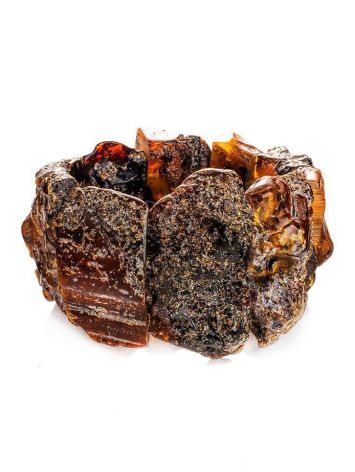 Raw Amber Bracelet The Volcano, image 
