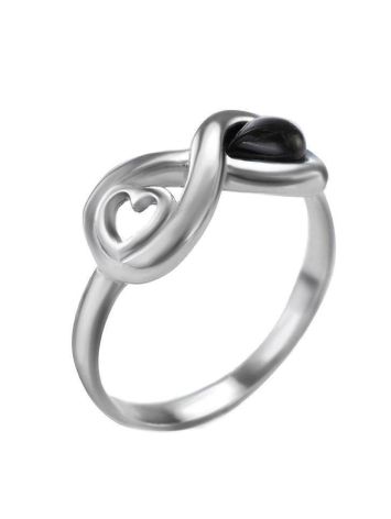 Sterling Silver Ring With Cherry Amber The Amour, Ring Size: 10 / 20, image 