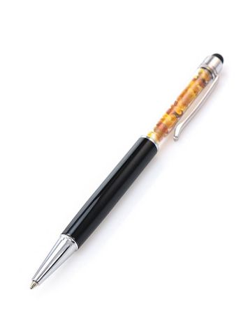 Designer Pen With Natural Amber, image 