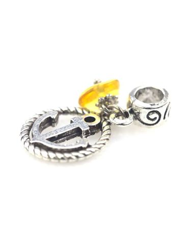 Metal Charm With Lemon Amber The Anchor, image 